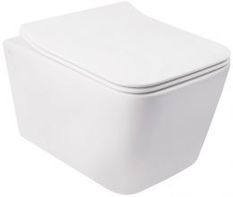 Qtap Crow безободковый с сидением Slim Soft-close QT05335170W