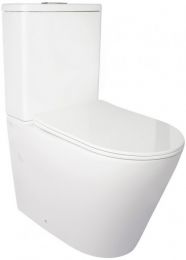 Qtap Stork безободковый с сидением Soft-close QT15222178W