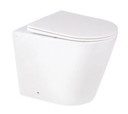 Qtap Swan безободковый с сиденьем Soft-close QT16223178W